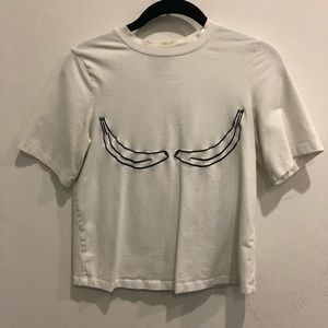FINDERS banana cropped tshirt